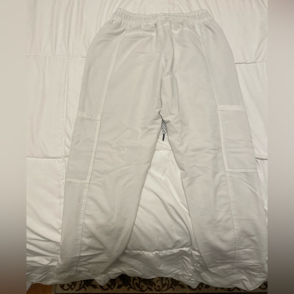 Jaanuu White Scrub Pants - Picture 2 of 3